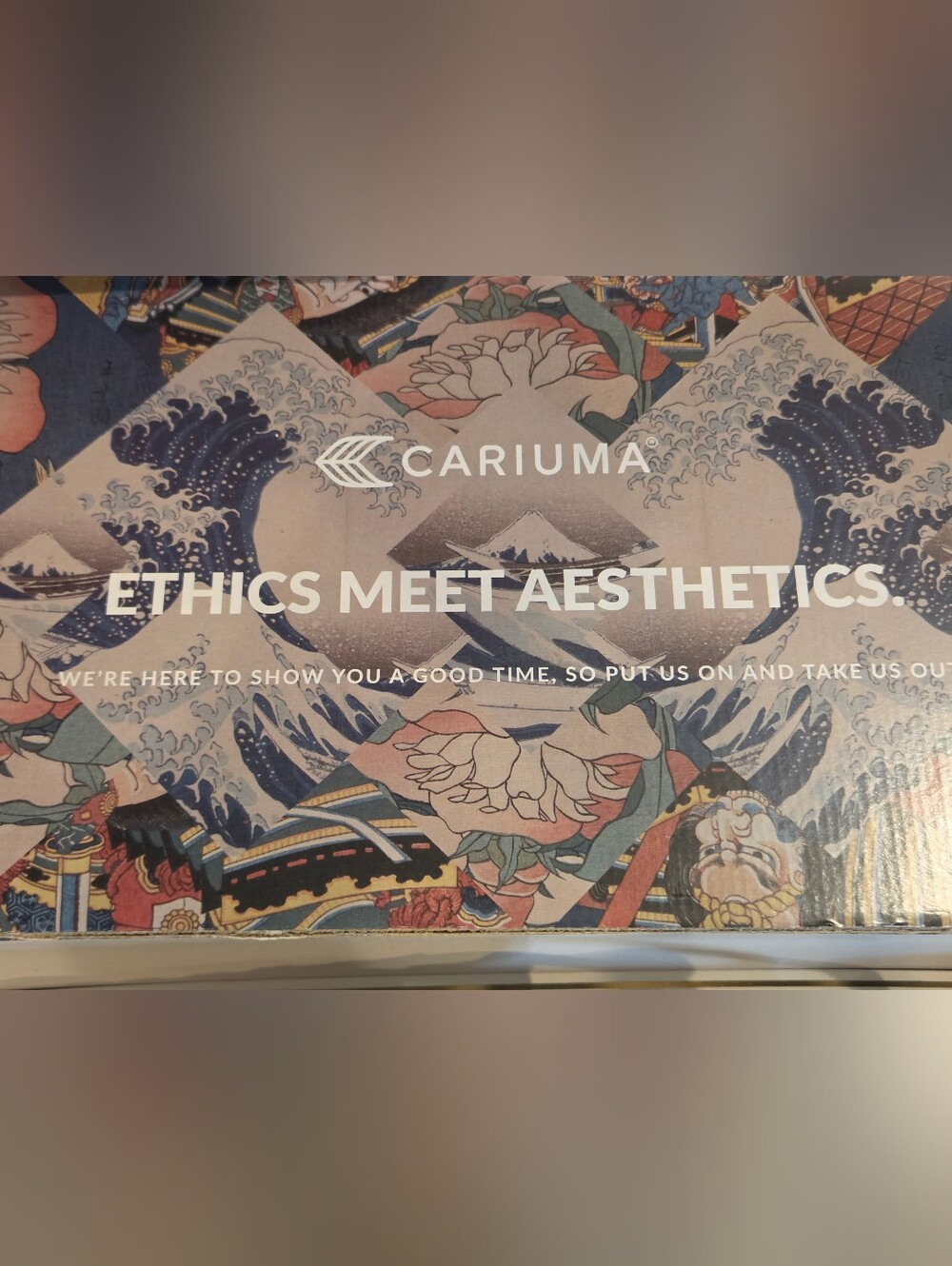 Cariuma Hokusai OCA Low Warrior Print Canvas Sneaker Women size 8.5 Men 6.5/7 - Picture 5 of 5